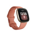 yz tBbgrbg fB[X rv ANZT[ FitBit Versa 3 Pink Clay/Soft Gold Electronics