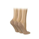 【送料無料】 プリングル レディース ハンドバッグ バッグ Marian No Show 3 Pack Socks Nude2