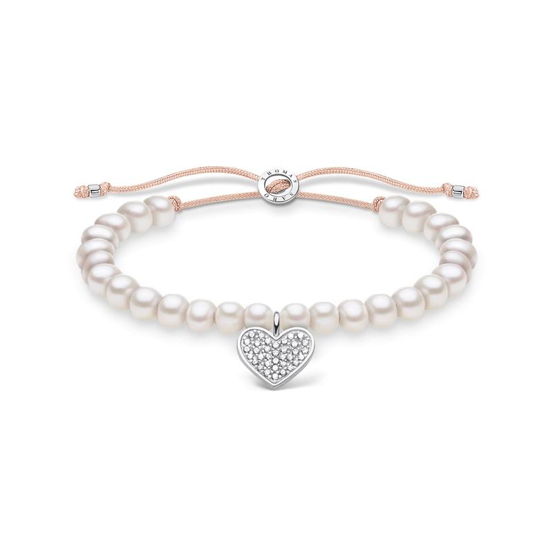 【送料無料】 トーマスサボ レディース ブレスレット・バングル・アンクレット アクセサリー Sabo Pearl Bracelet Ld00 Pearl