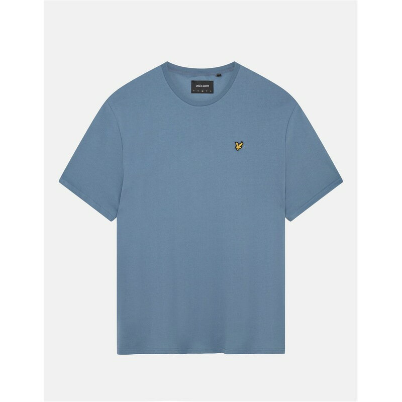 【送料無料】 ライルアンドスコット メンズ Tシャツ トップス Logo T Shirt Slate Blue W477