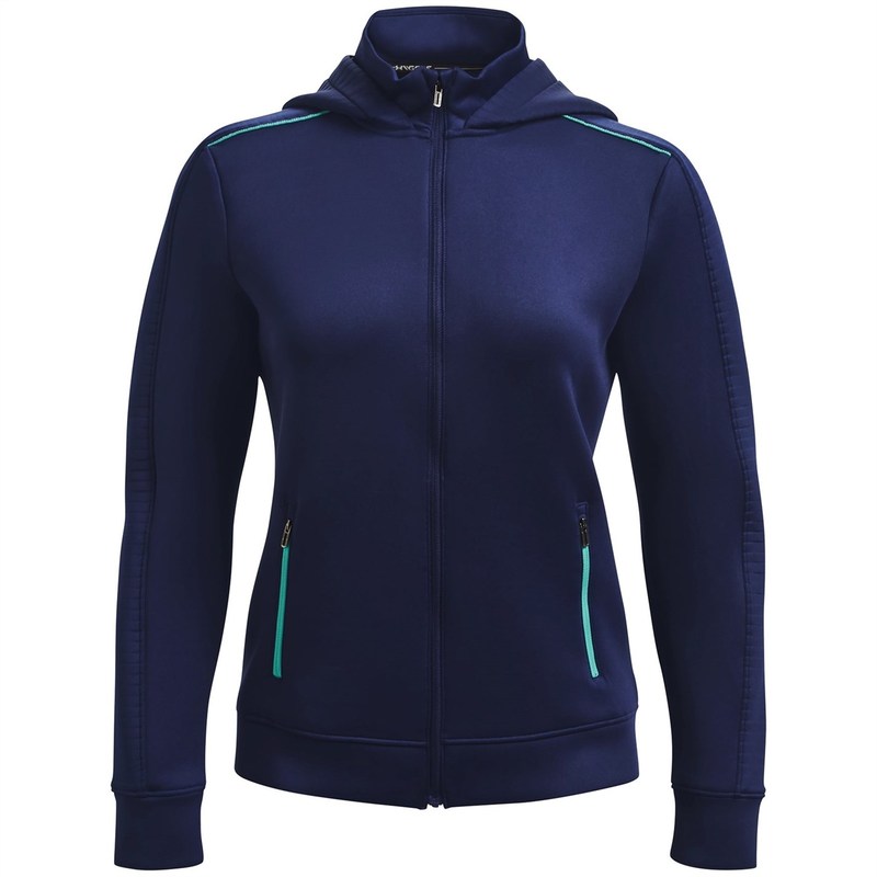 【送料無料】 アンダーアーマー レディース パーカー・スウェット フーディー アウター Armour Storm Daytona Full Zip Hoodie Womens Navy