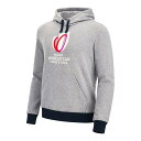 【送料無料】 マクロン メンズ パーカー スウェット フーディー アウター Rugby World Cup Logo Hoodie Mens Grey