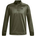 【送料無料】 アンダーアーマー メンズ パーカー・スウェット アウター Half Zip Fleece Top Mens Marine