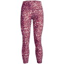 【送料無料】 アンダーアーマー レディース レギンス ボトムス Armour AOP Ankle Leggings Pink