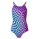 yz XZW[ fB[X ㉺Zbg  Thinstrap Swimsuit Womens Blue/Purple