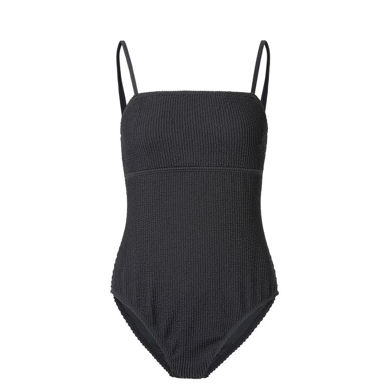  ソウルカル レディース 上下セット 水着 Crinkle Swimsuit Black