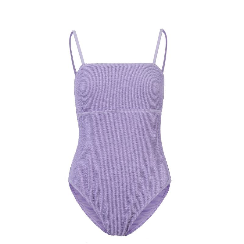  ソウルカル レディース 上下セット 水着 Crinkle Swimsuit Violet