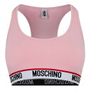 【送料無料】 モスキーノ レディース ブラジャー アンダーウェア Tape Triangle Bra Pink 0227