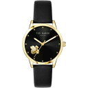 yz ebhx[J[ fB[X rv ANZT[ Ladies Ted Baker Watch Gold and Black