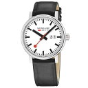 yz _C Y rv ANZT[ Swiss Railways Evo2 40mm Date Watch MSE.40210.LBV Silver, White and Black