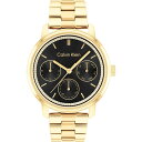 【送料無料】 カルバンクライン レディース 腕時計 アクセサリー Ladies Calvin Klein Watch 25200177 Gold and Black