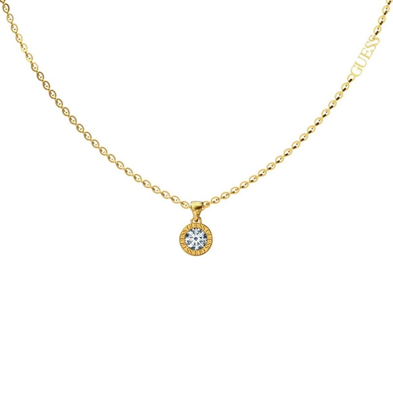 yz QX fB[X lbNXE`[J[Ey_ggbv ANZT[ Ladies Guess Jewellery Color My Day Necklace Gold