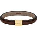 yz {X Y uXbgEoOEANbg ANZT[ Gents Boss Jewellery Grove Bracelet Brown