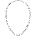 【送料無料】 カルバンクライン メンズ ネックレス チョーカー ペンダントトップ アクセサリー Calvin Klein Men 039 s Steel Chain Necklace Silver