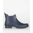 【送料無料】 バーブァー レディース ブーツ・レインブーツ シューズ Wilton Wellingtons Navy