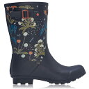 【送料無料】 ラドリー レディース ブーツ レインブーツ シューズ Radley Alba Mid Wellingtons Navy