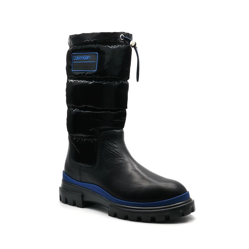 カルバンクライン レディース ブーツ・レインブーツ シューズ Laeton Boots Ld99 Black/Sky