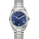 yz QX Y rv ANZT[ Mens Guess Connoisseur Watch Silver and Blue