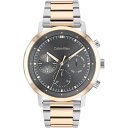 【送料無料】 カルバンクライン メンズ 腕時計 アクセサリー Gents Calvin Klein Watch 25200064 Silver, Grey and Two-Tone Gold