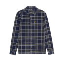 【送料無料】 ライルアンドスコット メンズ パーカー・スウェット アウター and Scott Fleece Overshirt Mens Navy W822