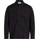 カルバン・クライン 【送料無料】 カルバンクライン メンズ シャツ トップス POPLIN STRETCH BOXY SHIRT Black BEH