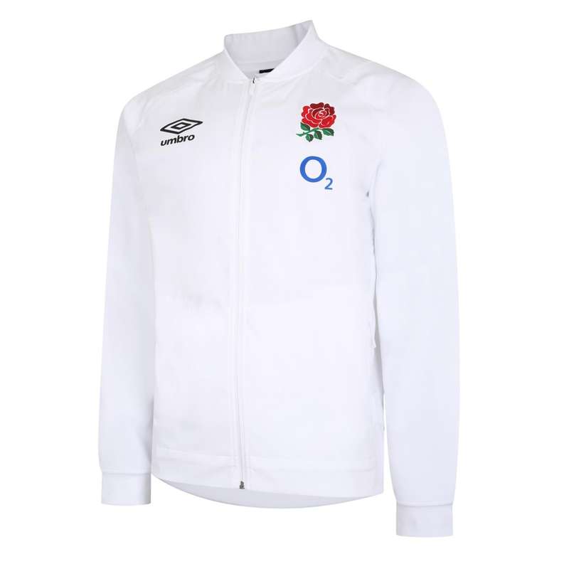 【送料無料】 アンブロ メンズ ジャケット・ブルゾン アウター England Rugby Anthem Jacket 2021 2022 White