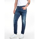 【送料無料】 リプレイ メンズ デニムパンツ ジーンズ ボトムス Bronny Hyperflex Re-Used Jeans 009Medium Blue