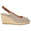 【送料無料】 リネアペレ レディース パンプス シューズ Linea Peep Wedge Ld33 Grey