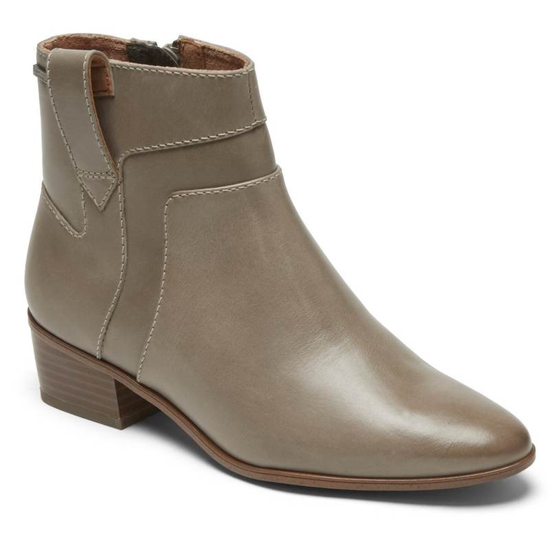 ロックポート 【送料無料】 ロックポート レディース ブーツ・レインブーツ シューズ Geovana Layered Boot Taupe Taupe