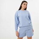 yz WbN EBX fB[X p[J[EXEFbg AE^[ Loose Fit Crew Sweater Soft Blue