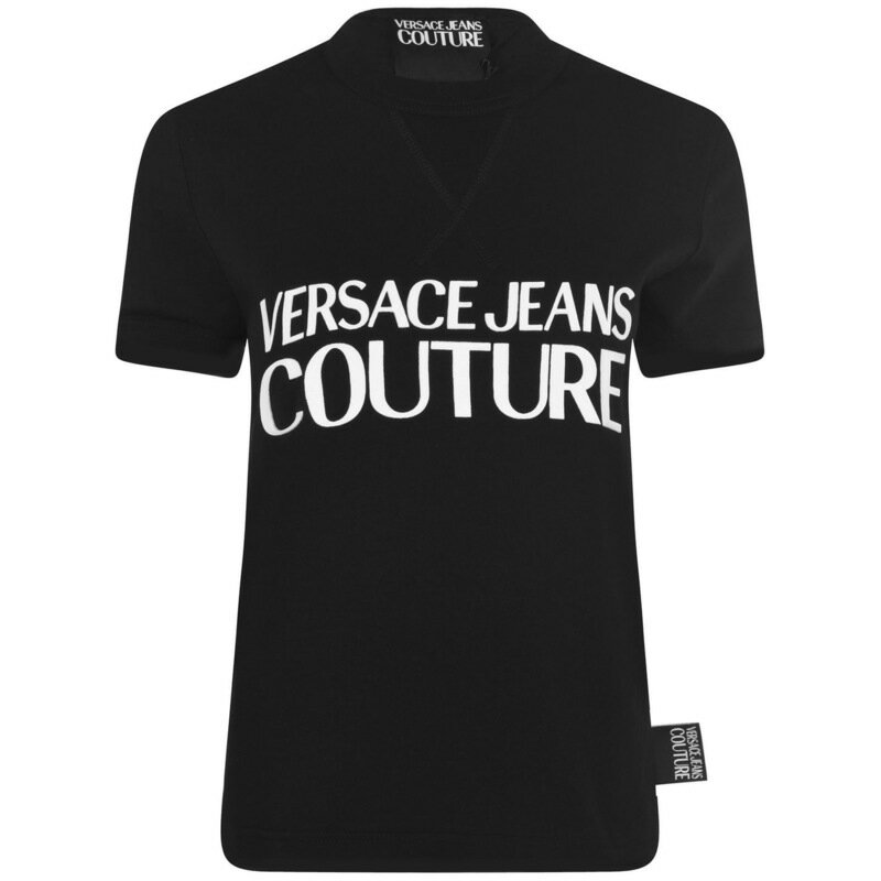 versace 【送料無料】 ヴェルサーチ レディース ナイトウェア アンダーウェア Contrast Logo T Shirt Black/White899