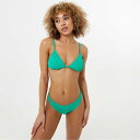 yz WbN EBX fB[X gbv̂  Fixed Strap Triangle Bikini Top Green