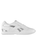 【送料無料】 リーボック レディース スニーカー シューズ Royal Glide Ripple Clip Ladies Trainers White/Silver