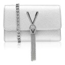 【送料無料】 ヴァレンティーノ レディース ハンドバッグ バッグ Valentino Fold Over Divina Bag Argento 040