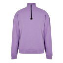 【送料無料】 フューゴ メンズ パーカー・スウェット アウター Durton Quarter Zip Sweatshirt Purple 564