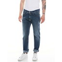【送料無料】 リプレイ メンズ デニムパンツ ジーンズ ボトムス Replay Rocco Jeans Mens Dark Wash 488