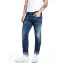 【送料無料】 リプレイ メンズ デニムパンツ ジーンズ ボトムス Hyperflex Anbass Slim Jeans Med Blue 009