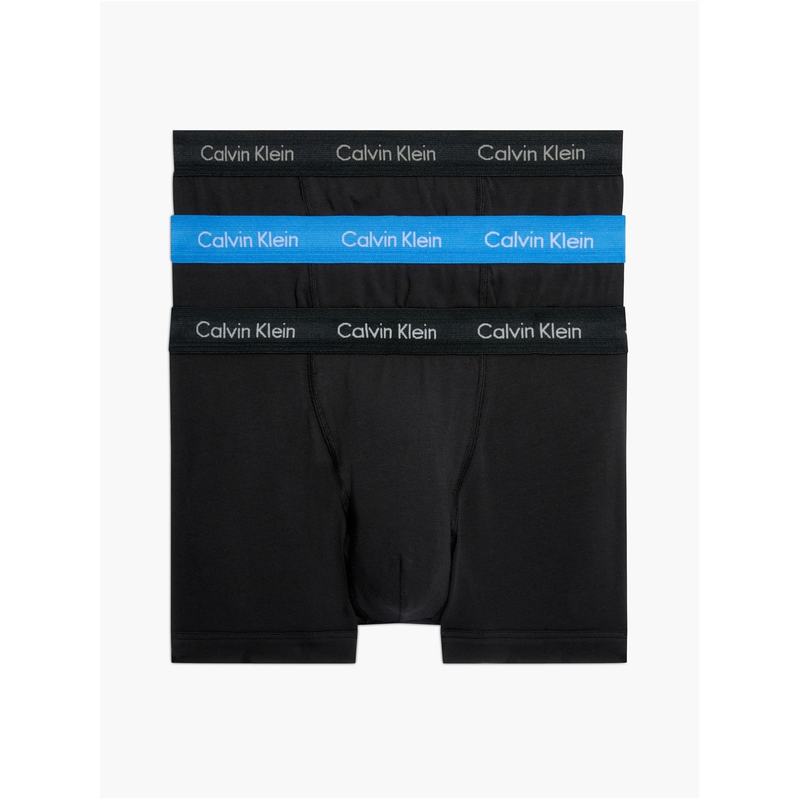 【送料無料】 カルバンクライン レディース パンツ アンダーウェア Pack Cotton Stretch Boxer Shorts Gry/Wht/Blu CB7