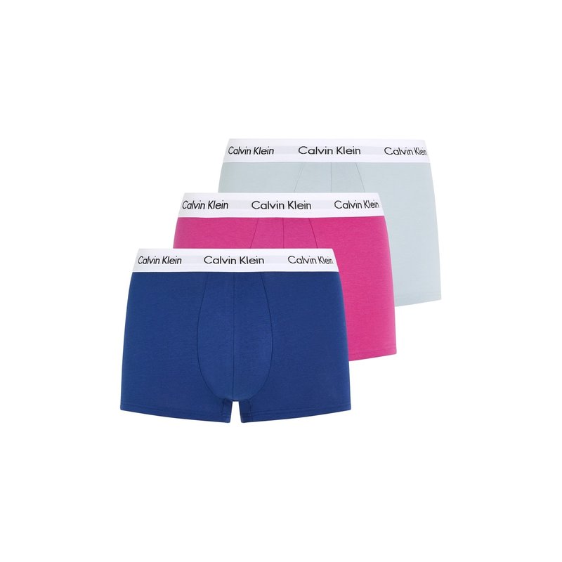 【送料無料】 カルバンクライン レディース パンツ アンダーウェア 3 Pack Low Rise Boxer Shorts Mens Gry/Pink/BluCAU