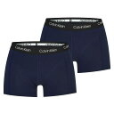 【送料無料】 カルバンクライン メンズ ボクサーパンツ アンダーウェア 2 Pack Trunks Nvy/Nvy OPP