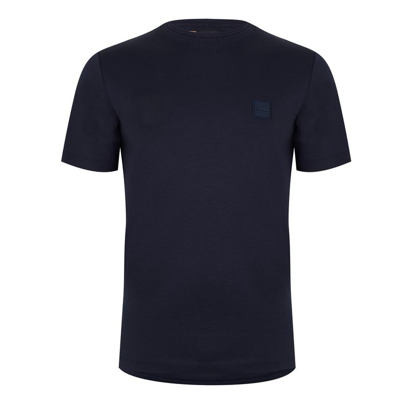 【送料無料】 ボス メンズ Tシャツ トップス Tiburt 278 T Shirt Dark Blue 405