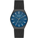 yz XJ[Q Y rv ANZT[ Mens Skagen Solar Powered Watch Black and Blue