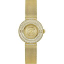 yz QX fB[X rv ANZT[ Ladies Guess Dream Watch Gold and Champagne