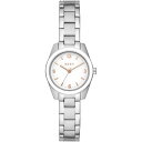 【送料無料】 ダナ キャラン ニューヨーク レディース 腕時計 アクセサリー DKNY Nolita Silver Tone Watch NY6600 Silver and White