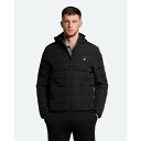 yz CAhXRbg Y WPbgEu] AE^[ Lyle and Scott Padded Jacket Mens Jet Black Z865