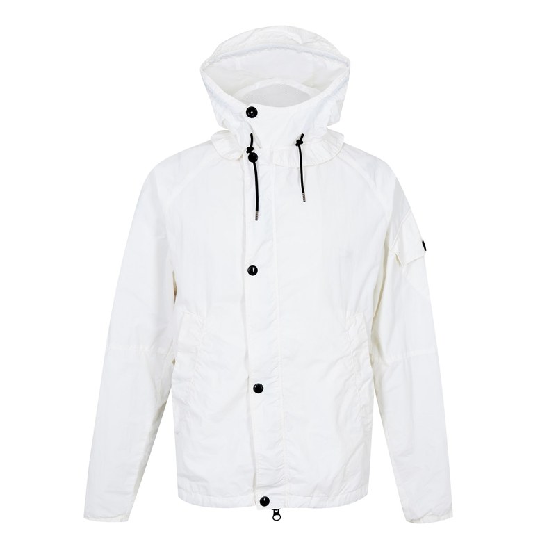 【送料無料】 シーピーカンパニー メンズ ジャケット・ブルゾン アウター CP Flatt Nylon Jkt Sn32 Gauze Wht 103