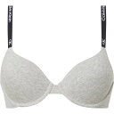 【送料無料】 カルバンクライン レディース ブラジャー アンダーウェア Calvin Klein Demi Bra Grey Heather
