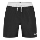 【送料無料】 ボス メンズ ハーフパンツ・ショーツ 水着 Starfish Swim Shorts Black/Wht 001