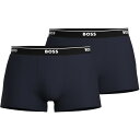 【送料無料】 ボス メンズ ボクサーパンツ アンダーウェア 2 Pack Trunks Navy 405