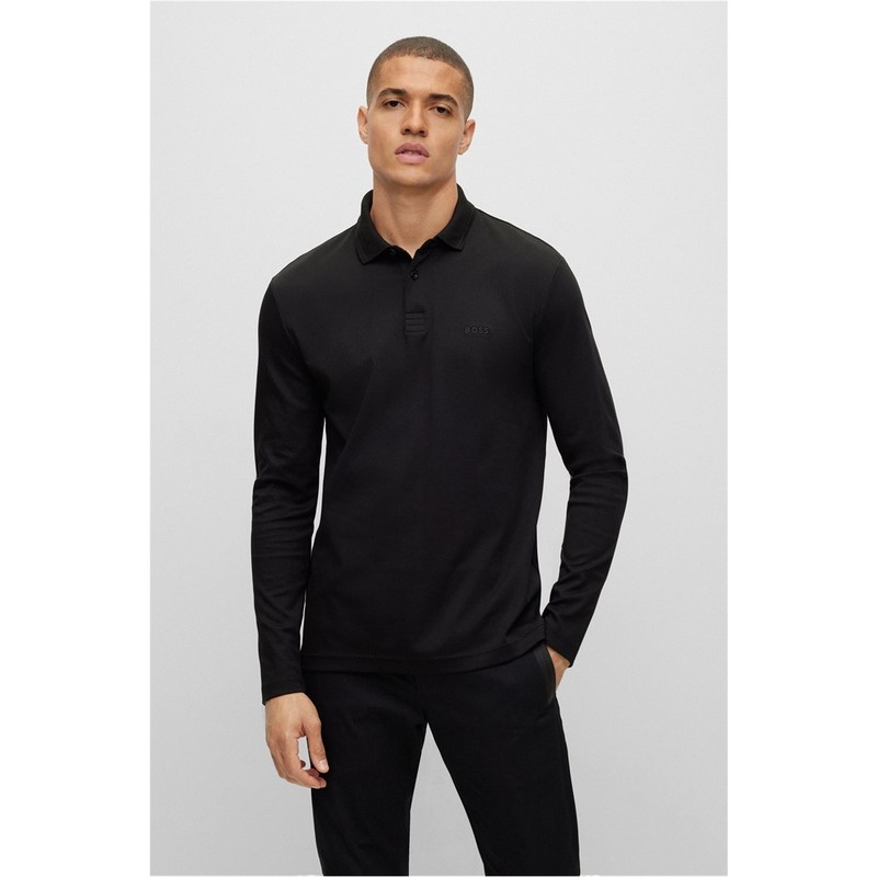 ボス メンズ トップス ポロシャツ Boss HBG Pirol Sn00 Black 001 ブラック